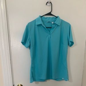 Light blue golf shirt
